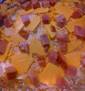 ham potato cheese